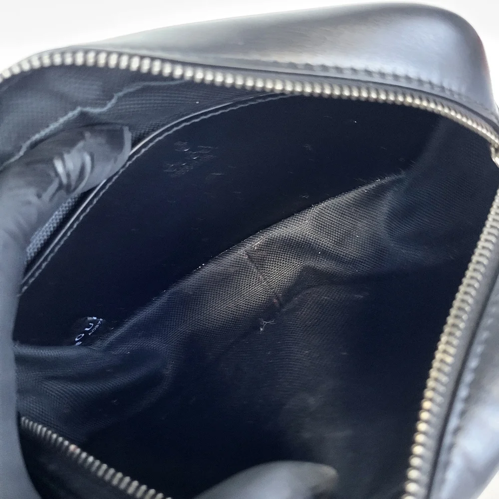 Gucci Marmot Mini Shoulder Bag Black Leather - Picture 7 of 16